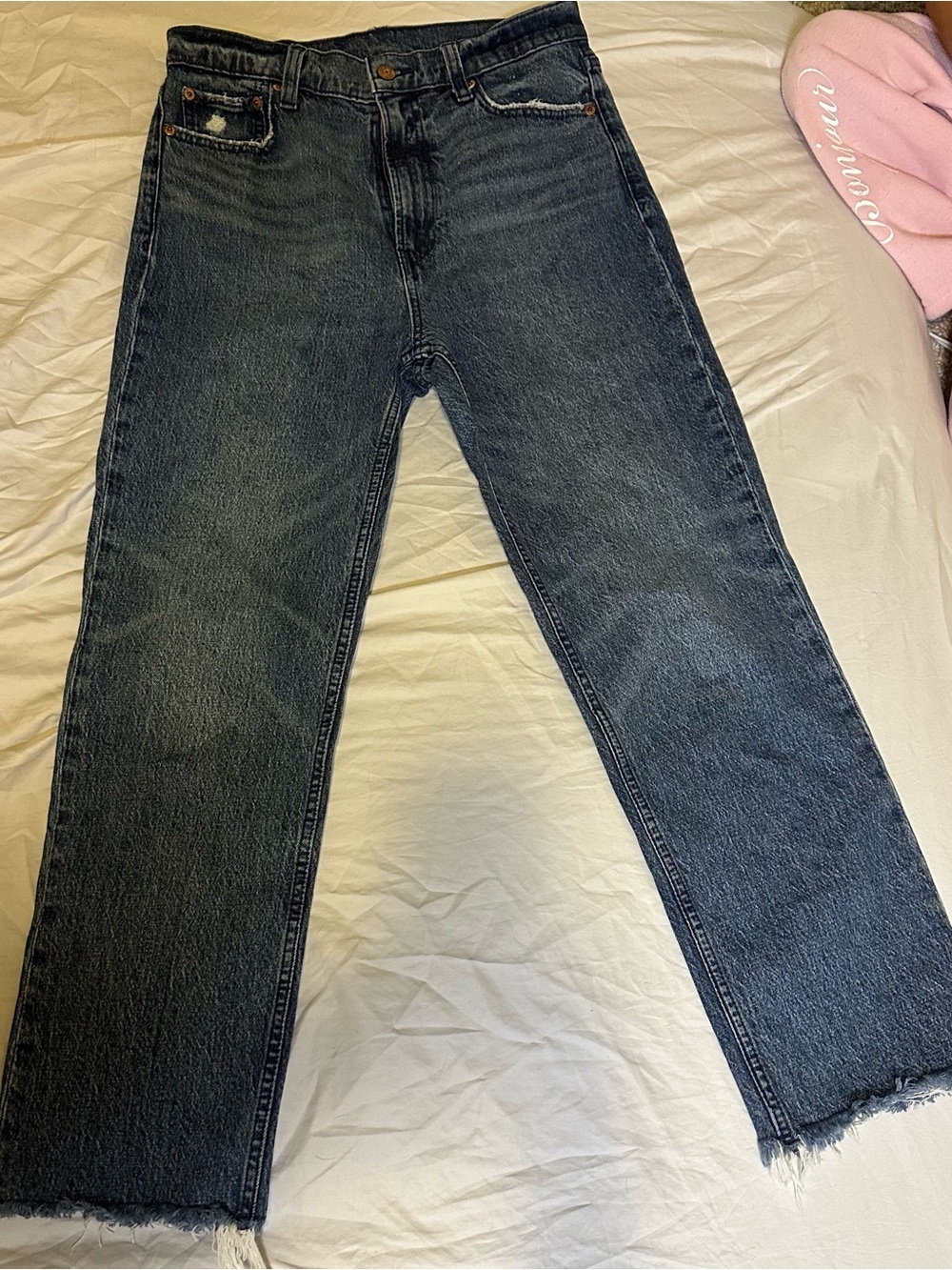 Gap Cheeky Straight Sky High jeans, size 29 / 8P (petite).